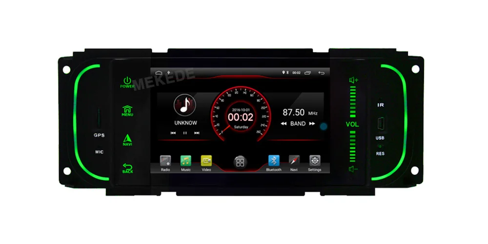 MEKEDE автомобильный мультимедийный плеер 1din android 9 5 дюймов для Jeep/Chrysler/Dodge/Liberty/Wrangler/Sebring/Grand Cherokee радио gps