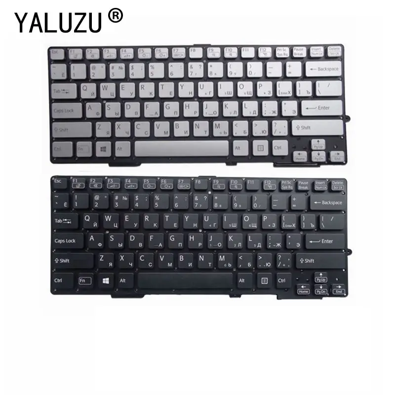 

YALUZU NEW RU without frame Laptop Keyboard for SONY SVS13 SVS1311 SVS131 SVS13118 SVS13128 S13118ECB S13128CCW S13118ECW