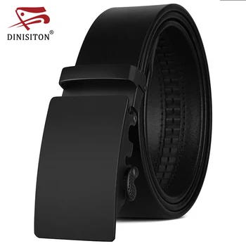 

DINISITON New Brand Designer Belt For Men Cow Genuine Leather Belts Automatic Buckle Fashion Waist Male Strap Luxury FZD311