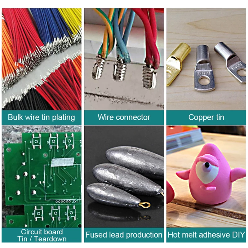 150W Stainless Steel Solder Pot Temperature Controlled Soldering Pot Melting Tin Tin Cans 1pcs EU Plug