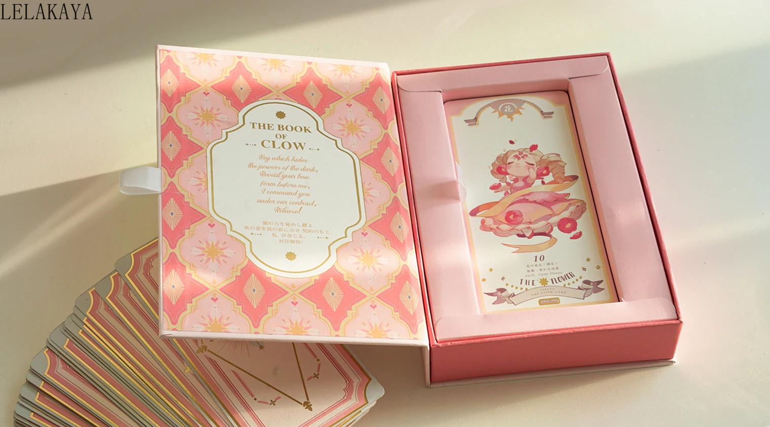 Anime Cardcaptor Sakura Action Figure Paper Tarot Kullo The Clow Cards  Magic Book Box Playing Poker Cosplay Collection Card New - Action Figures -  AliExpress