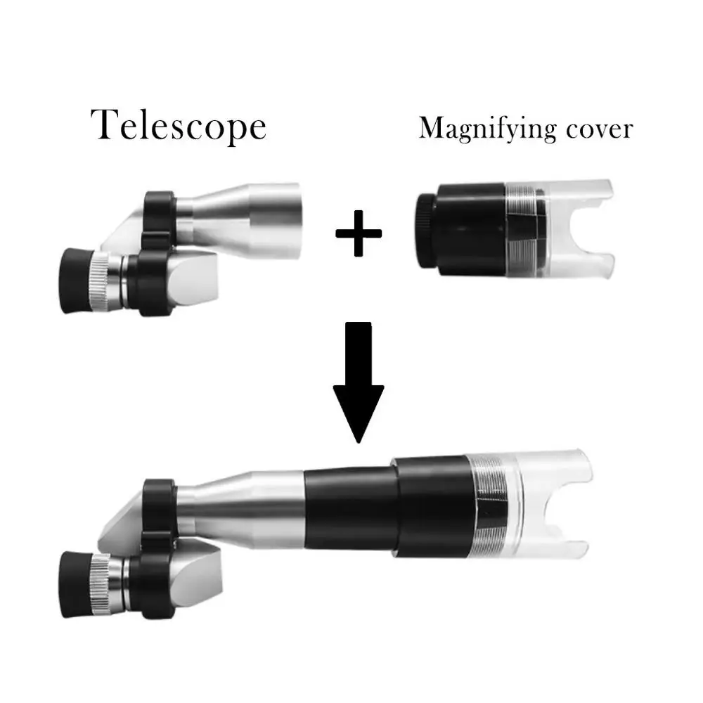 Подарок Teleskop Telescopio Мини Монокуляр телескоп Кемпинг Туризм 8X20 угловой низкий светильник ночного видения Карманный телескоп Лидер продаж#5