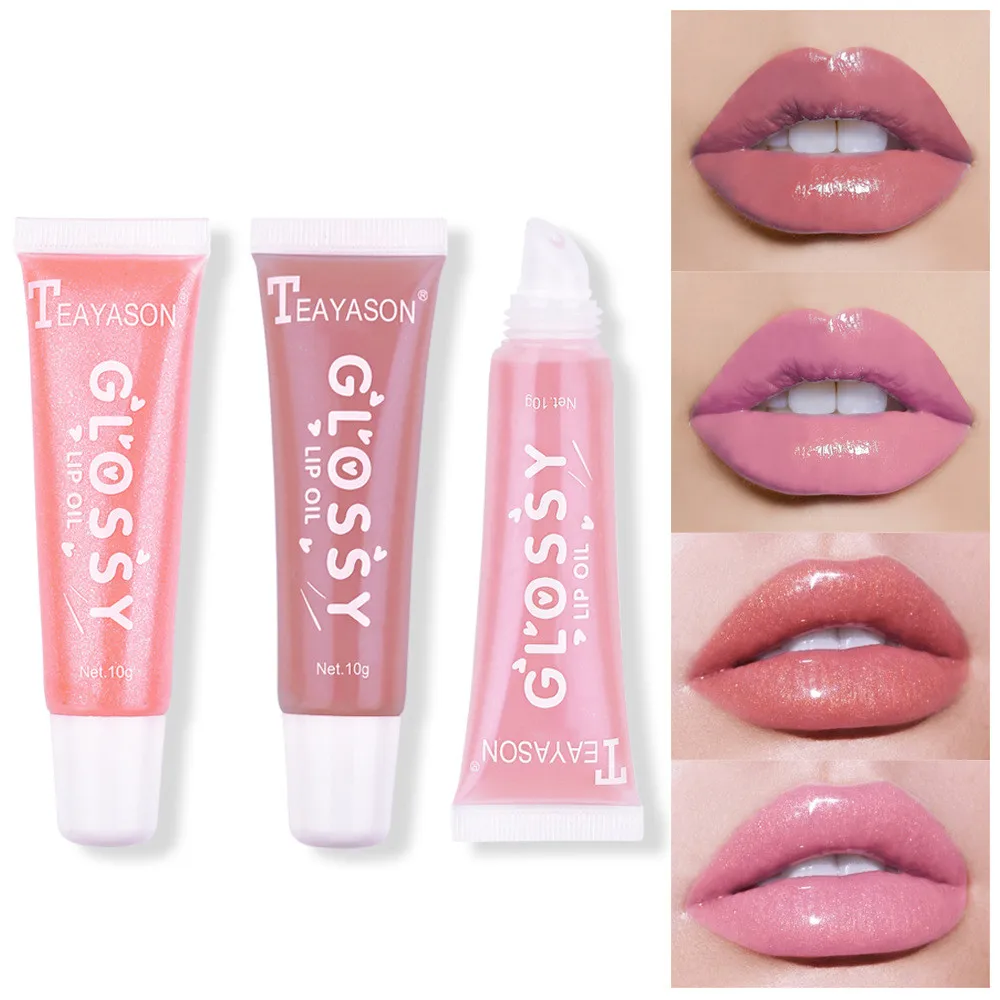1PC Moisturizing Waterproof Makeup Enhance Elasticity Lip Booster Lip Care Lip Gloss Lip Glaze Lip Oil Liquid Lipstick