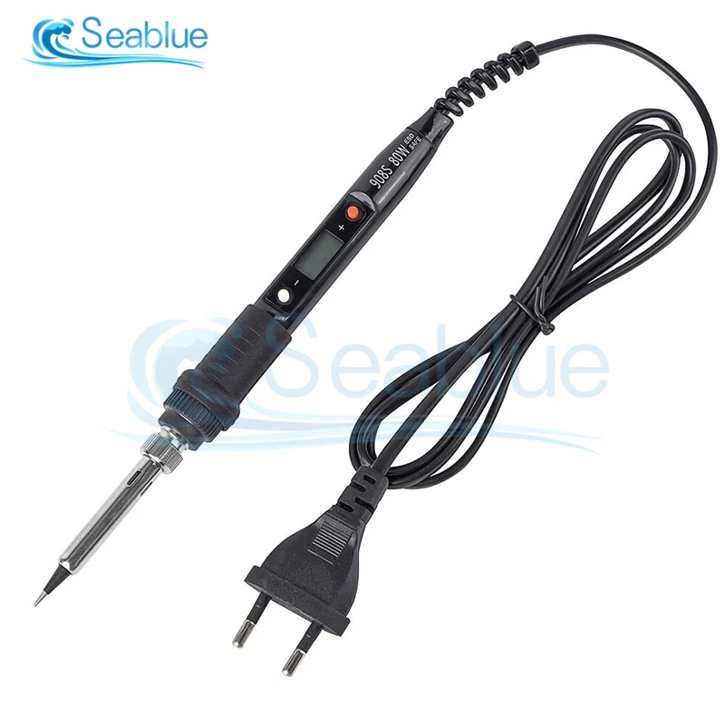 soldering irons & stations 110V 220V 80W LCD Digital Electric Soldering Iron 908S Adjustable Temperature Welding Solder Iron Quality Soldering Iron Tips electric soldering iron Welding Equipment