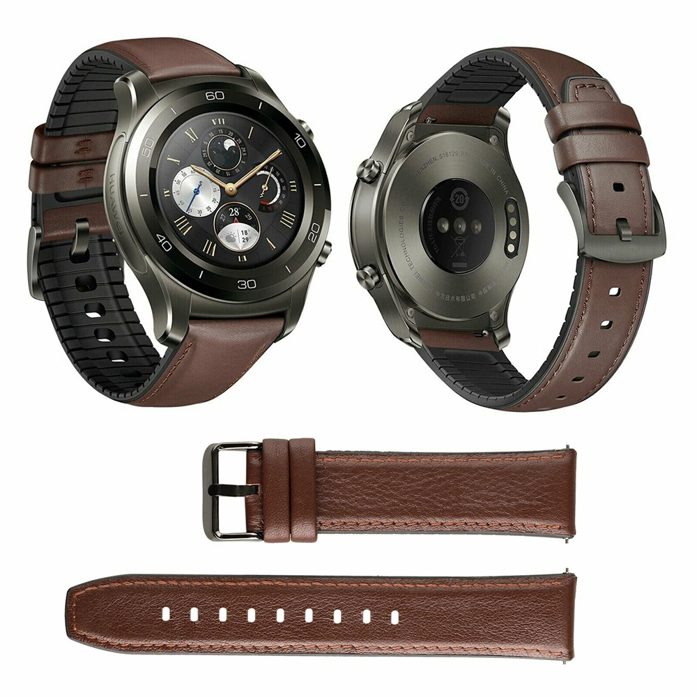 22 мм кожаный ремешок для Xiaomi Huami Amazfit Straro 2 Pace Смарт-часы для samsung gear S3/GTR 42 мм/Galaxy watch 46 мм ремешки