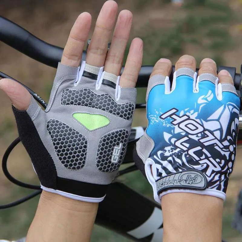 Нескользящие велосипедные перчатки стильные дышащие с коротким рукавом до локтя