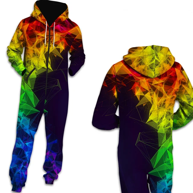 Fashion Add Wool 3D Printed Anime Hoodie Pajamas Romper Zip Jumpsuit Hoody Couple Men Women Insulation Comfortable Adult Jacket BES-056