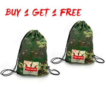 

Two Pieces Gym Bag Strong Package 17L Packing Cubes Large Capacity Drawstring Bag Sports Bundle Camouflage Bag Fitness backpack