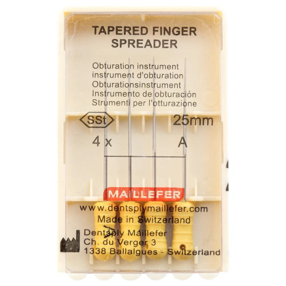 1Pack Dental Tapered Finger Spreader File (21/25/31mm) #ABCD SSt Endo Root Canal Files Hand Use Endodontic Dentistry Instruments 6