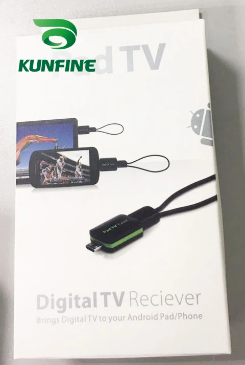 KUNFINE микро USB цифровой DVB-T DVB-T2 ТВ-тюнер приемник для Android телефона и планшета