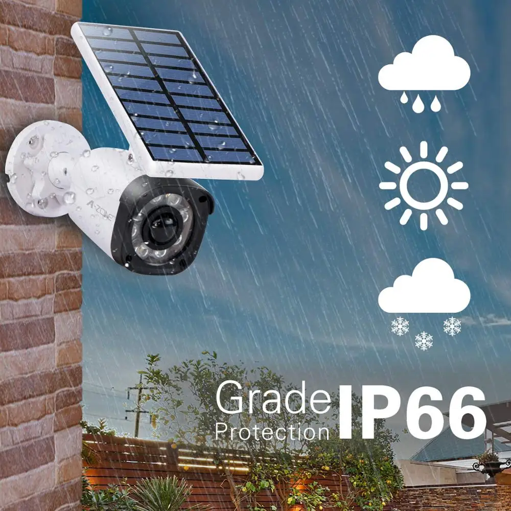 

Outdoor Video Surveillance LED Solar Fake Camera Security Lights with Motion Sensor IP66 Waterproof Adjustable Solar Light