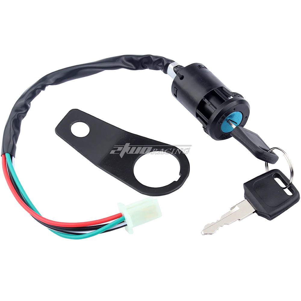 Ignition Switch Key With Clamp Mounting Mount Kit For 50cc 70cc 90cc