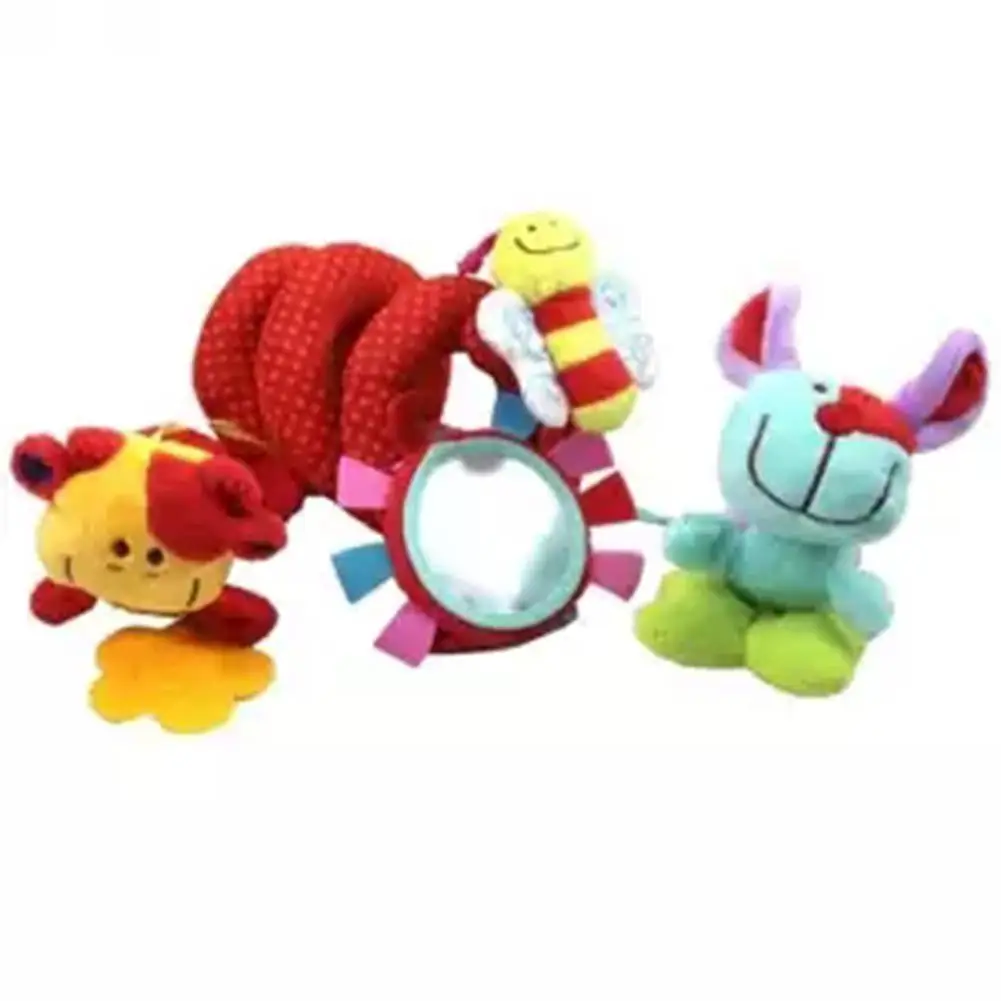 Kidlove Многофункциональный мультяшный в виде животных плюшевый подвесной погремушка подвесная игрушка для детской кроватки для кровати