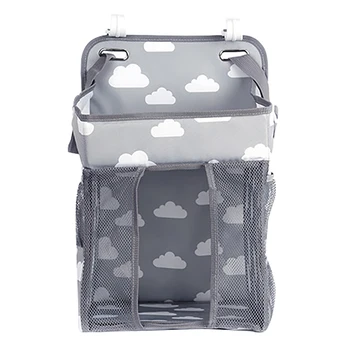 

LUDA Newborn Baby Crib Hanging Bag Changing Baby Diaper Caddy Multi-Function Storage Bag Organizer Diaper Stacker for Changing T