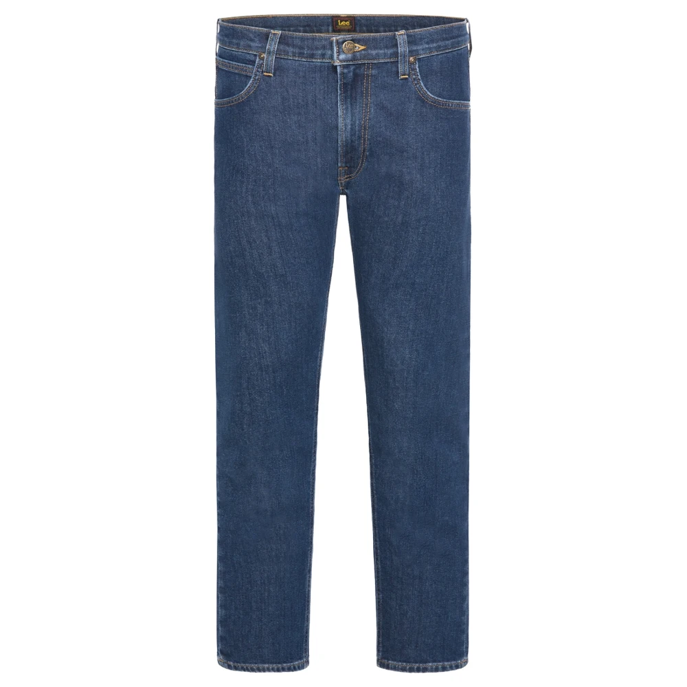 Jeans Lee Daren Zip Fly DARK STONEWASH 