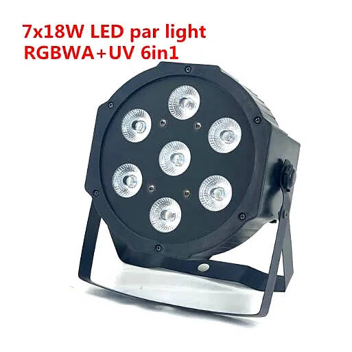 Светодиодный 7x18 Вт светодиодный мини-светильник с подвижной головкой 6в1 RGBWA+ UV профессиональный для сценического эффекта для дискотеки, DJ, музыка, вечерние, Клубные, танцевальные, светодиодный - Цвет: D