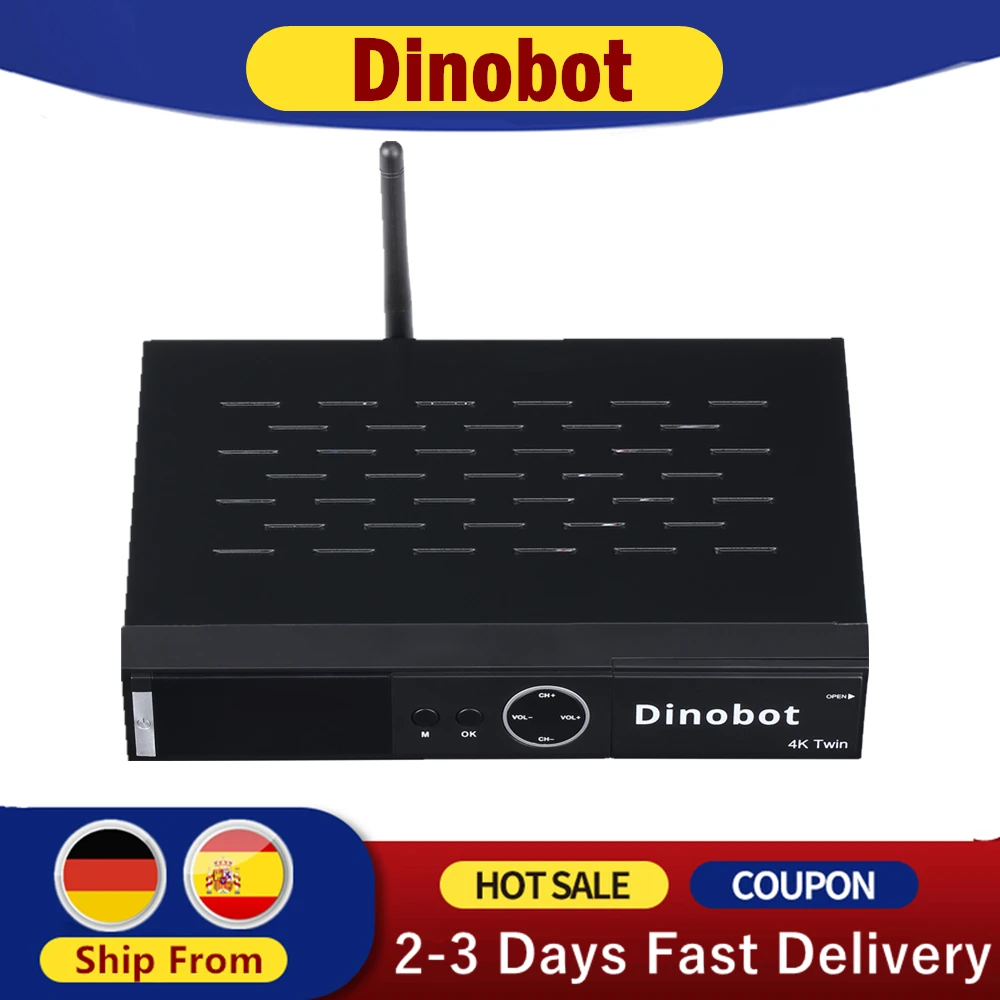 Digital Satellite Receiver Linux Enigma2 4K HD Twin DVB S2X Tuners