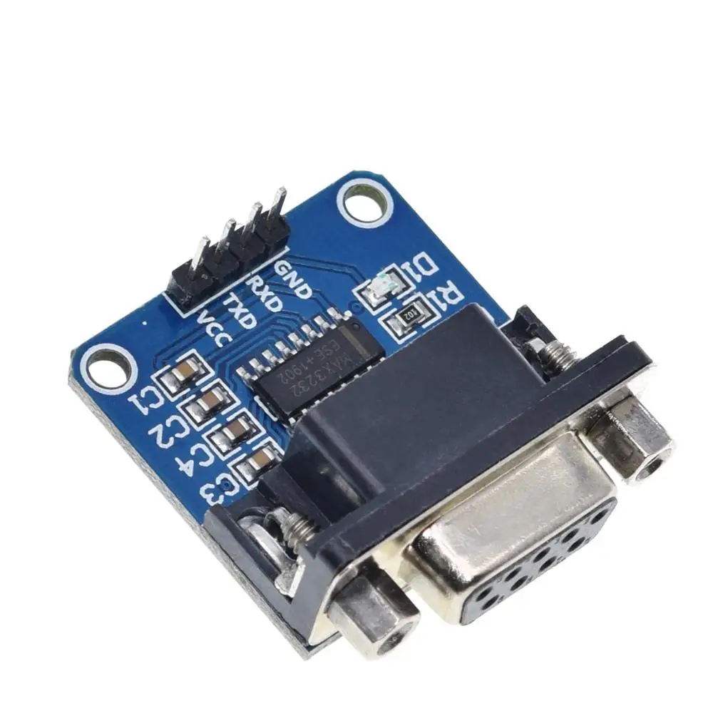MAX3232 RS232 в TTL модуль преобразователя последовательного порта DB9 разъем MAX232 для