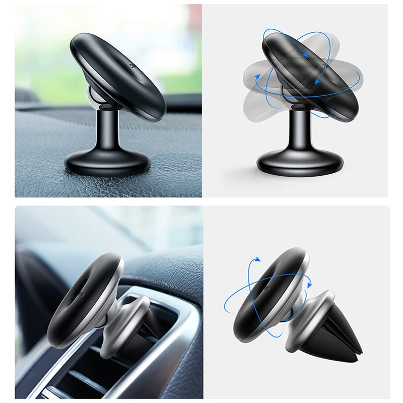 Baseus Автомобильный держатель телефона 360 градусов Air Vent Car Mount Магнитная подставка