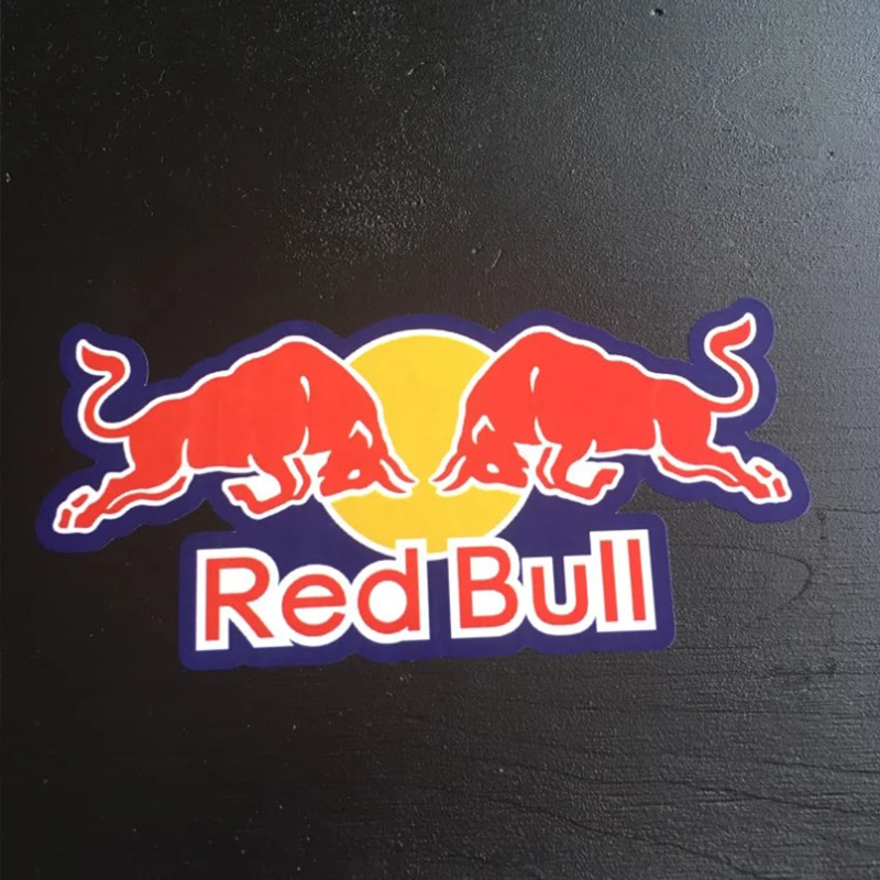 JumpTime 13 см x 6 см для RED of Bull забавные наклейки на автомобиль мотоцикл JDM бампер на окно наклейки аксессуары для автомобиля виниловая автомобильная пленка