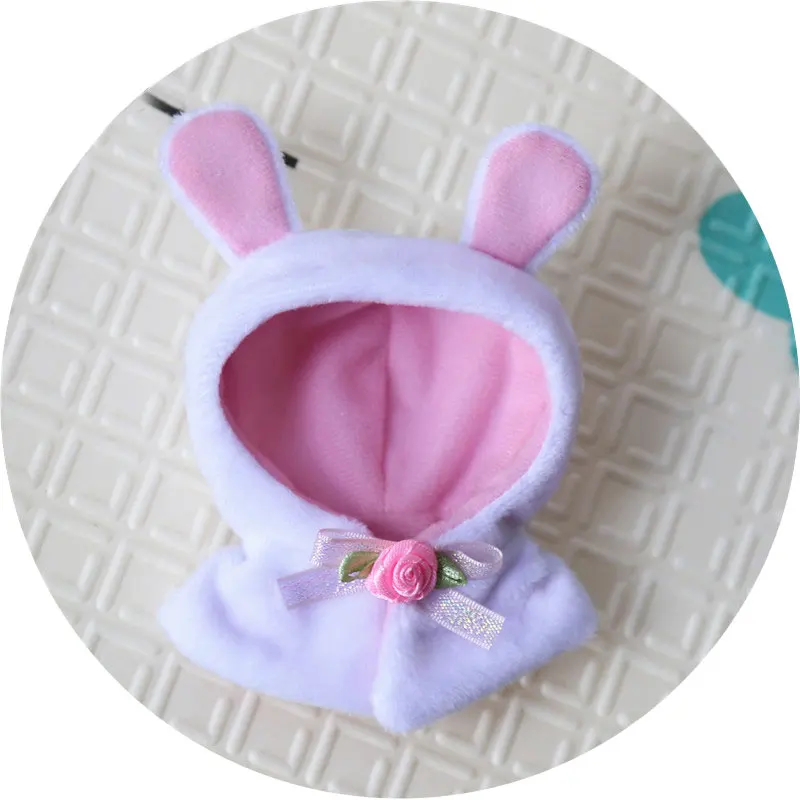 Ob11 детская одежда 1/12 BJD merlot piglet GSC глиняная голова ручная работа Кукла Одежда Кролик шляпа накидка плащ кукла аксессуары