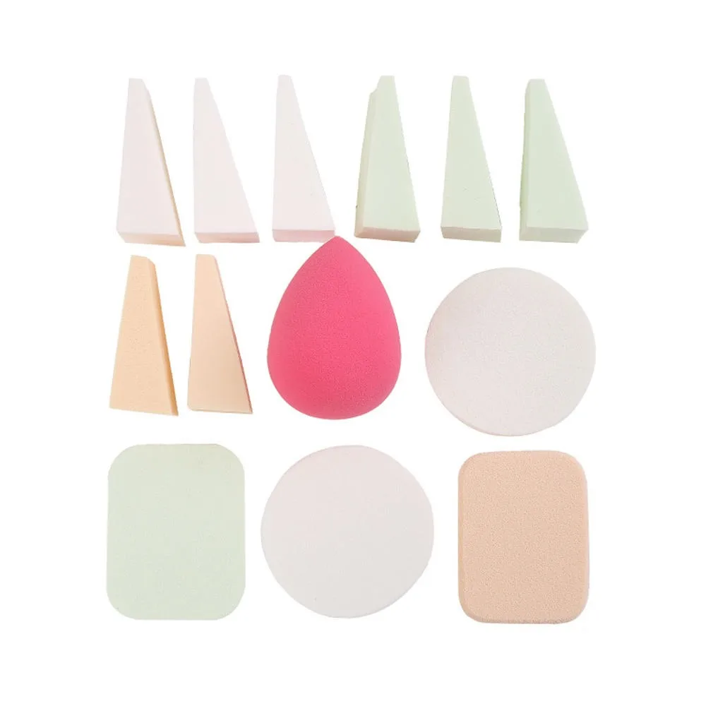 13Pcs Set Facial Powder Puff Sponge Applicator Face Foundation Makeup Tool Wet Dry Dual Use Portable 1 13Pcs Set Facial Powder Puff Sponge Applicator Face Foundation Makeup Tool Wet Dry Dual Use Portable 5