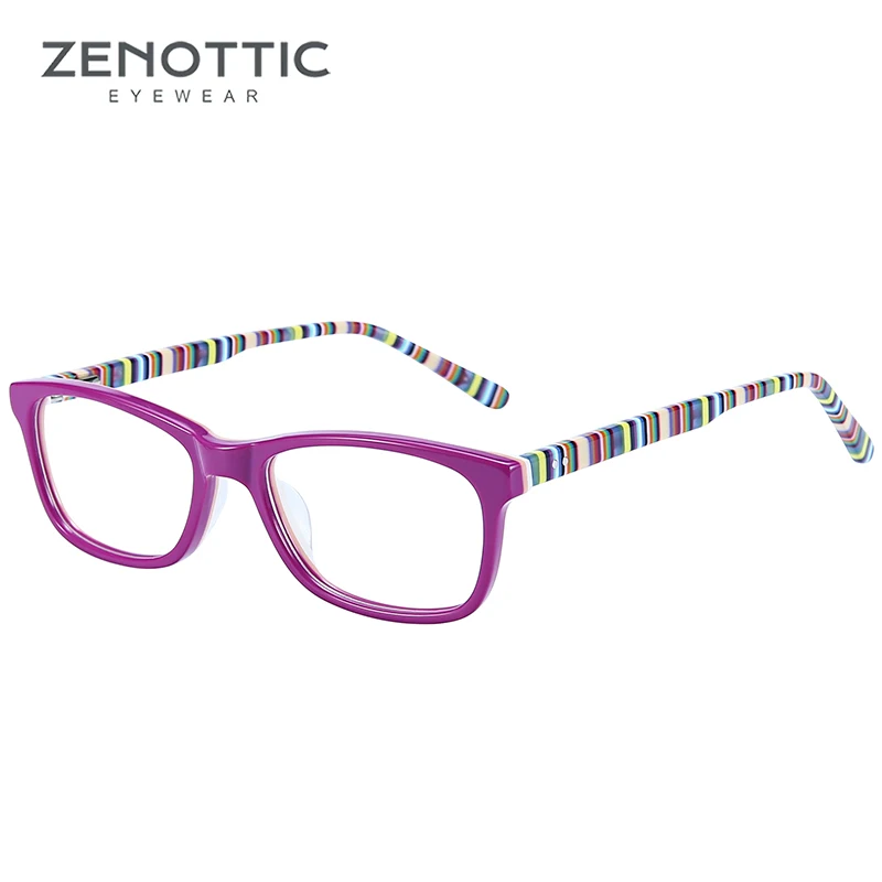 ZENOTTIC детские очки, квадратные очки, оправа для мальчиков, оптические очки, оправа для девочек, очки, оправа, прозрачные очки BT5000
