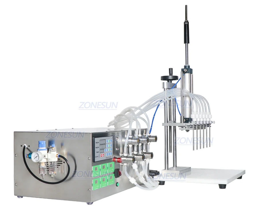 ZONESUN ZS-MP5500D 6 Diving Nozzles Magnetic Pump Liquid Filling Machine