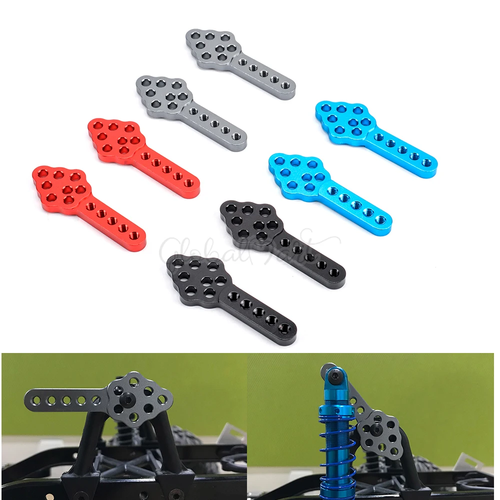 

2PCS / 4PCS CNC Metal Shock Absorber Mount Adjust Height Angle Stand for Axial SCX10 90046 D90 D110 RC Crawler Car