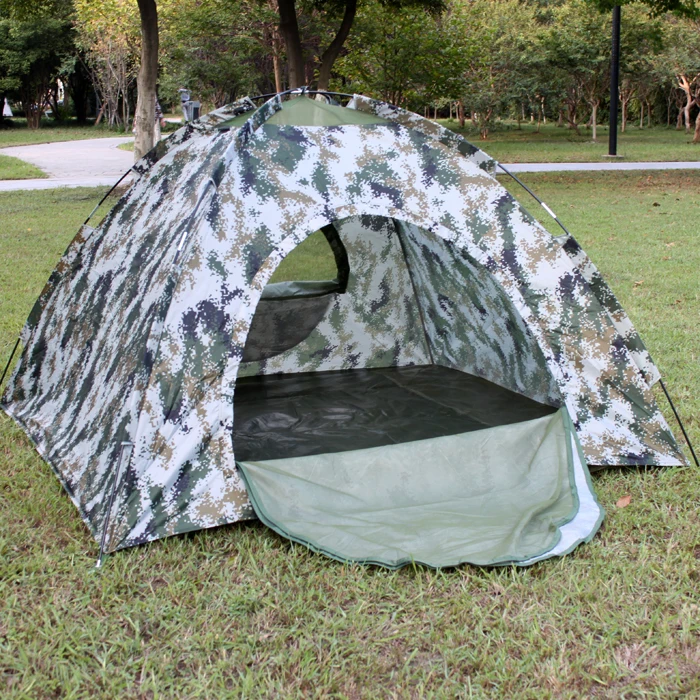 

Camping Single layer Waterproof Tent Polyester Digital Camouflage Tabernacle for 2 People Hiking Hunting