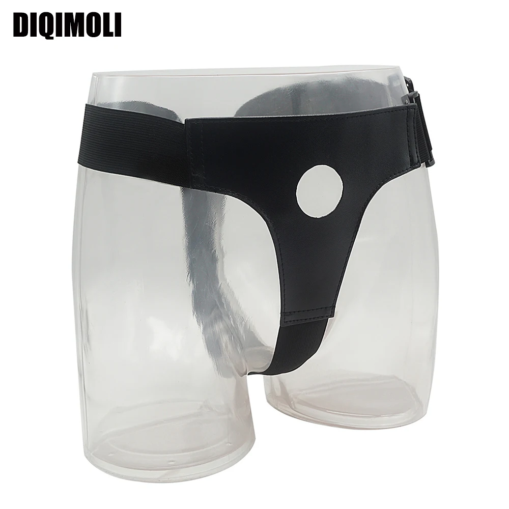 Pantaloni in pelle per sesso femminile, per raggruppare dildo e plug anale, pantaloni con imbracatura regolabile per donne lesbiche_voghion.com