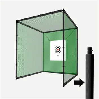 

3*3*3m Iron Golf cage Golf net Golf trainer with Anti-rebound sponge tube