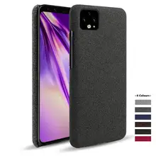 Para google pixel 4a caso 5g pano textura tecido capa antiderrapante febric fundas para 3 3a 3xl 4 4xl 2 coque para google pixel 5 caso