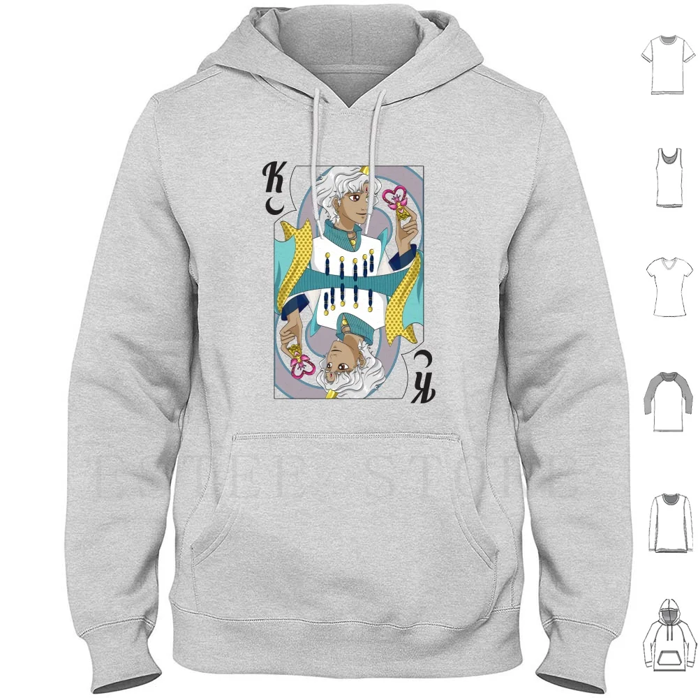 Moon Prism-Helios Felpe Con Cappuccio Manica Lunga Sailor Sailor Scout Sailor Senshi Manga Anime Helios Pegasus Golden Kingdom