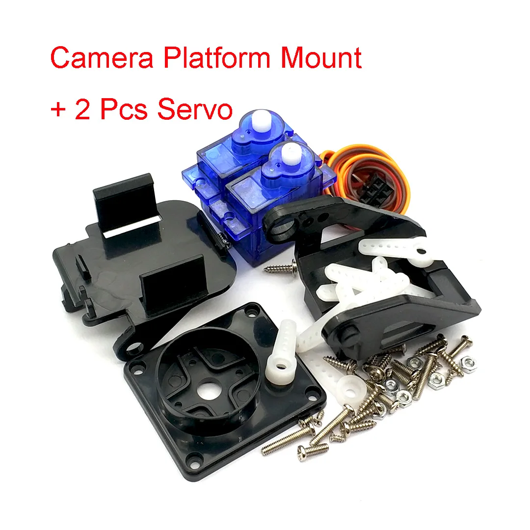 1 комплект, PT панорамирование/наклон, платформа, Антивибрационная камера, крепление для самолета FPV + 2 шт. SG90 9g Servo