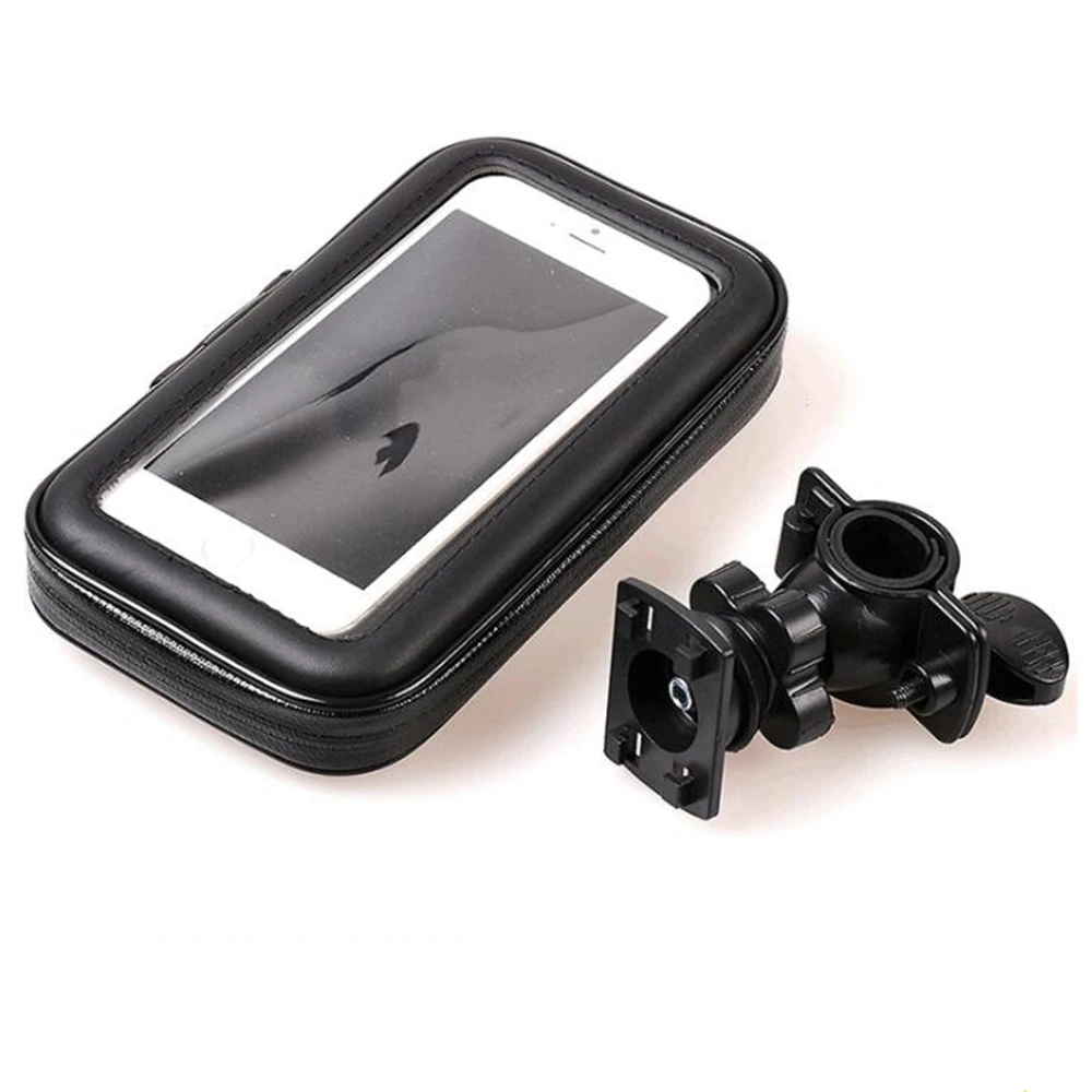 Waterproof Motorcycle Motorbike Phone Holder Cell Mount Bracket for Scooter Rearview Mirror Stand iPhone huawei oppo | Мобильные
