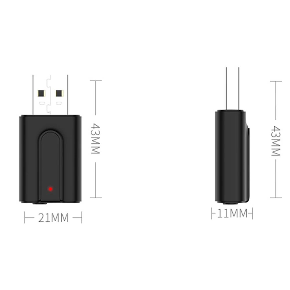 2 в 1 Bluetooth 5,0 передатчик приемник Мини 3,5 мм AUX стерео беспроводной Bluetooth адаптер для автомобиля аудио Bluetooth передатчик