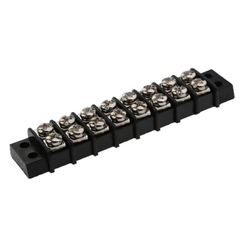 

Marine 8 Gang Terminal Block Nickel Plated Brass Contacts 30A DC12V