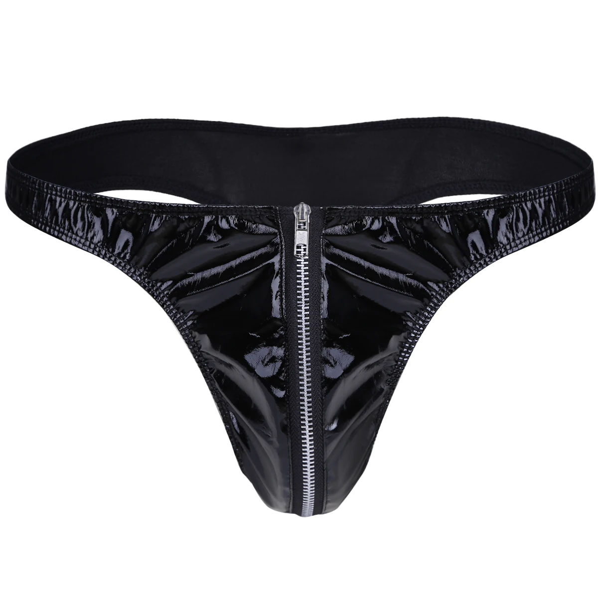 Men Double Elastic Waistband Pearls Crotchless Thongs Underpants Stretchy Embroidered G-string Briefs Low Waist T-back Underwear boxer underwear