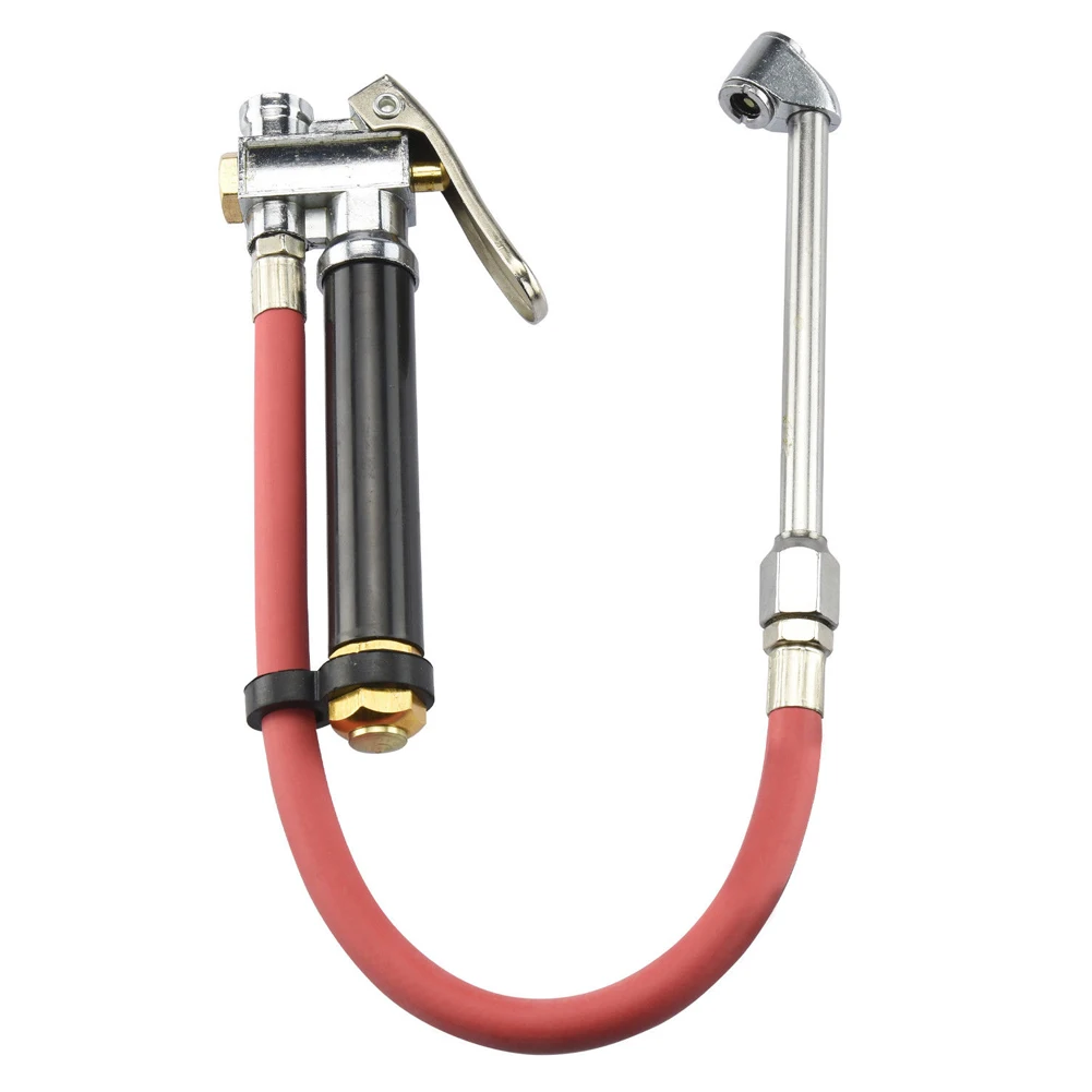 

Compressor Car Dual Chuck Pressure Filler Gauge Accessories Inflator Air Tire Hose Tool