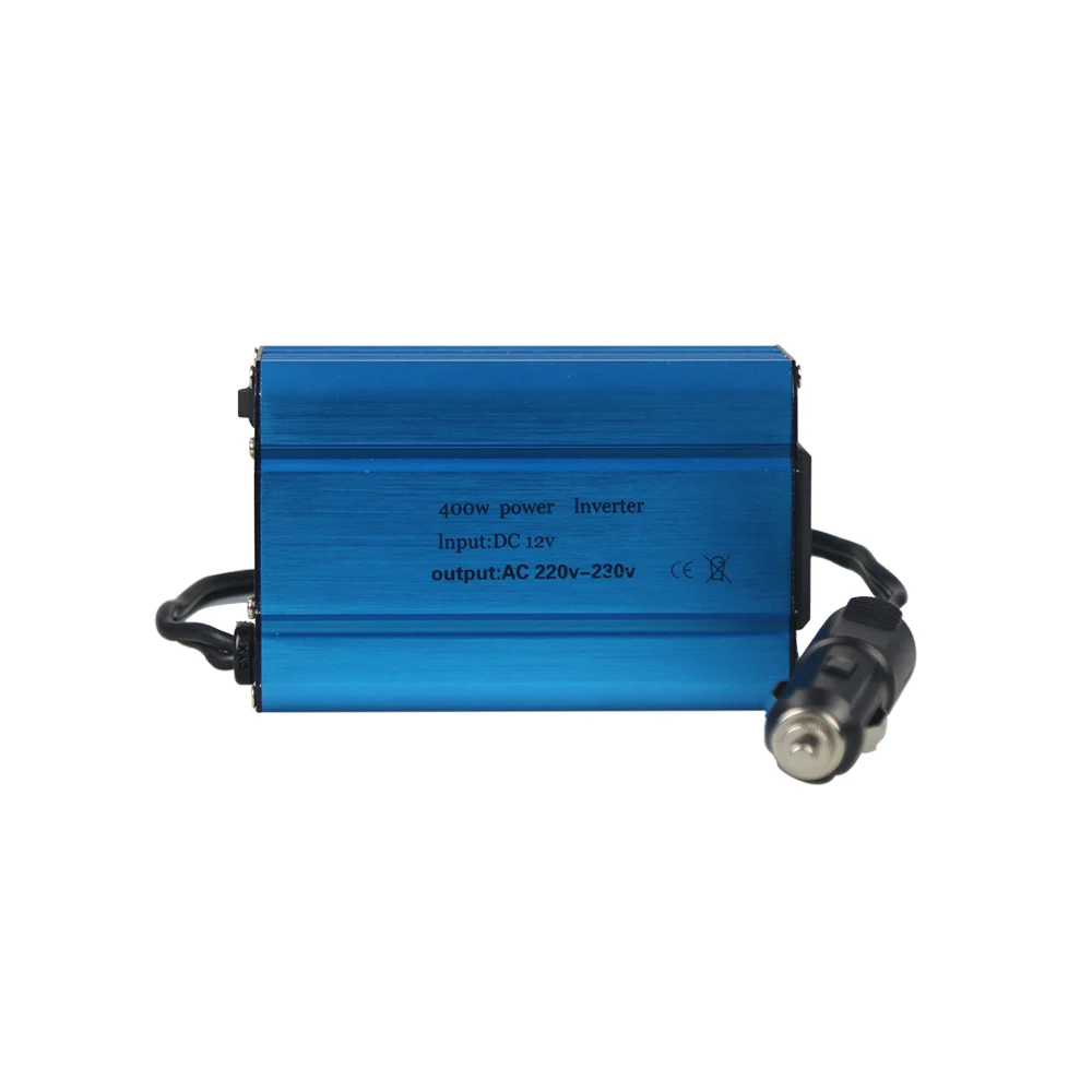 Универсальный автомобильный инвертор 400 Вт двойной USB автомобильный переходник преобразователь питания Модифицированная синусоида DC 12 В до 220 В AC