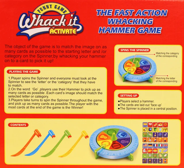 Plastic toy baby birthday gift the fast action whacking hammer game family fun parent-child interactive educational set 6