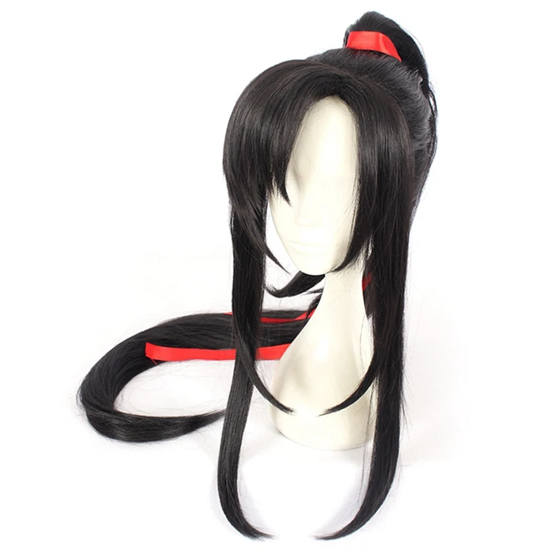 Mo Dao Zu Shi косплей парик Wei wuxian молодой гроссмейстер демонического культивирования костюм для мужчин Jin Ling Lan Wangji повязка на голову