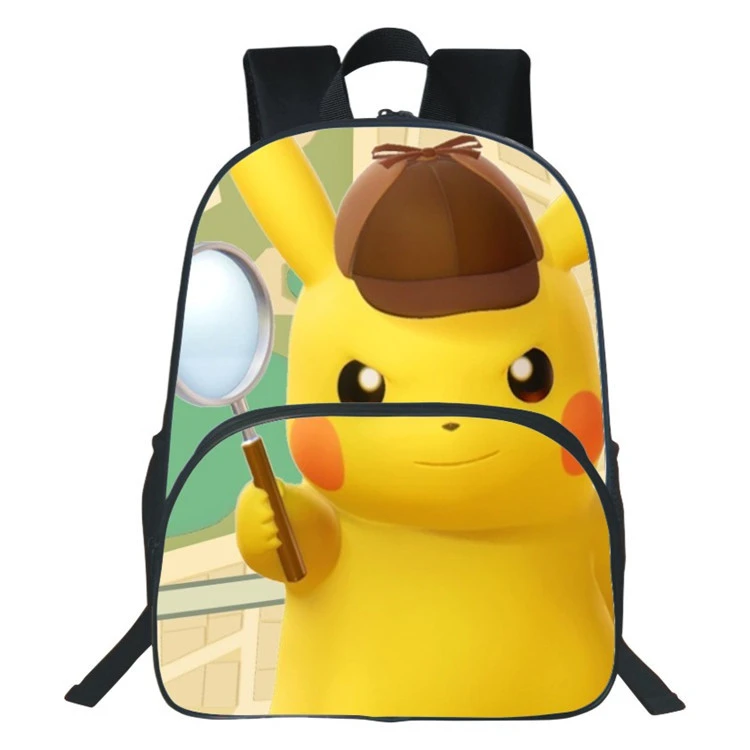 Рюкзак Sac A Dos Mochila Pokemon аниме 3D печать Милый Пикачу холст рюкзак школьные сумки для студентов книжная сумка двойная молния