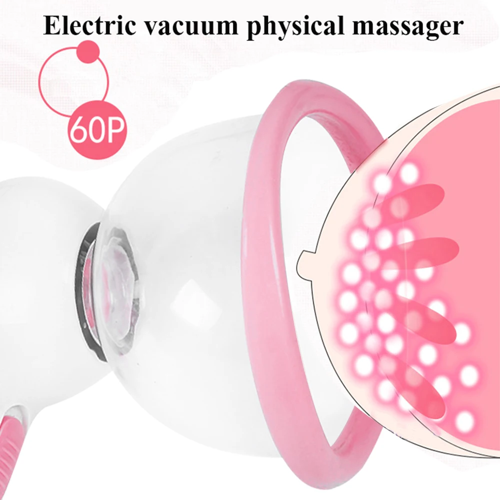 Nipple Sucker Vibrator Breast Sex Toys for Women Female Masturbator Heating Therapy Vacuum Pump Cup Electric Breast Enhancement picture