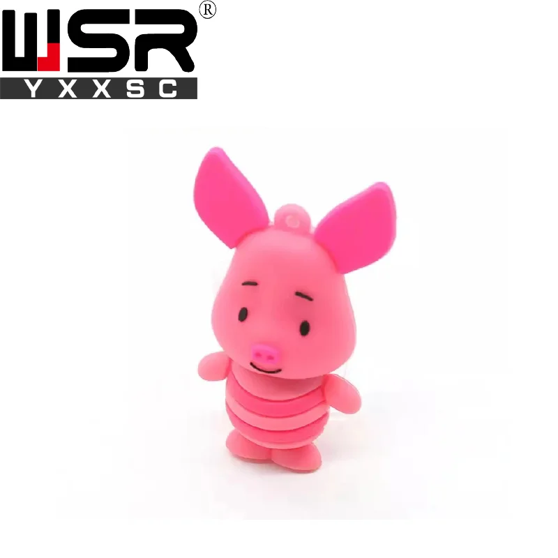2 Милые Герой мультфильма usb2.0 флэш-накопитель 32 Гб 64 Гб 128 свинья», «Медведь», «тигр usb флэш-накопитель 4 ГБ 8 ГБ оперативной памяти, 16 Гб встроенной памяти, лучший детский компьютер подарок - Цвет: 2