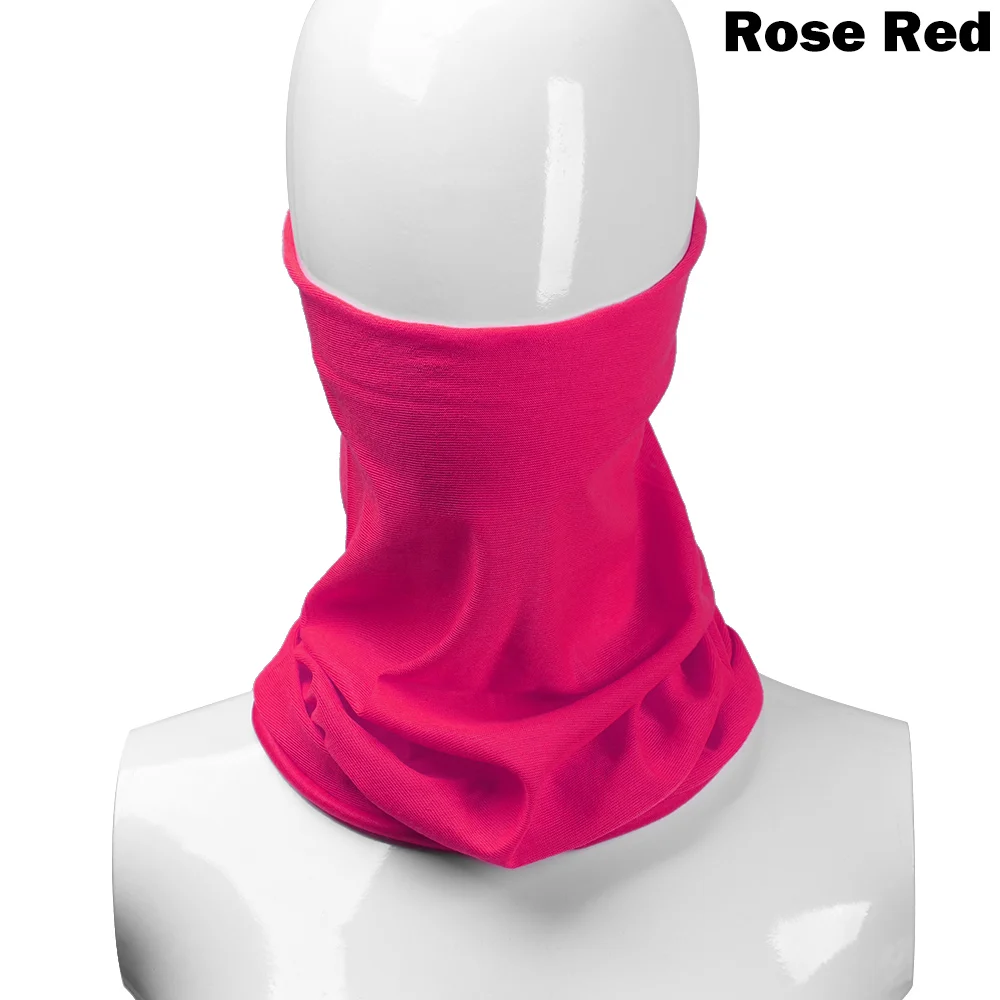 rose red 1 шт. мужские и женские модные термальные лыжные Снуд шарф шерстяная шапка, маска для лица шеи Теплый капюшон зимняя Лыжная одежда аксессуары - Цвет: rose red