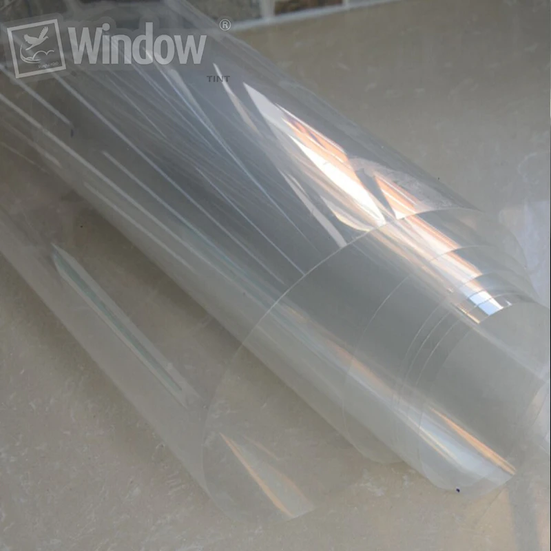 Security 4 mil Clear Shatter Resistant Window Film Roll 36/" x 100/' Safety Tint