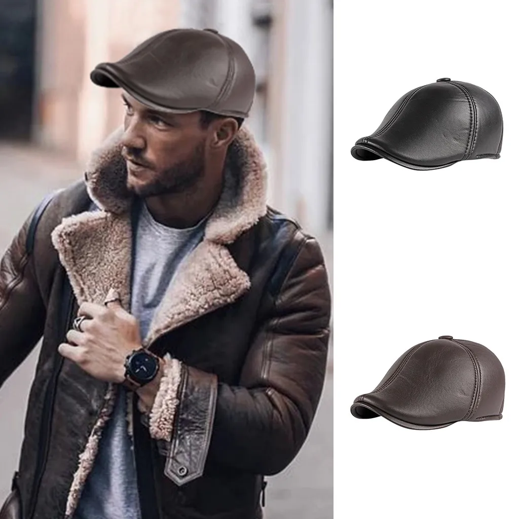 baker boy hat brown