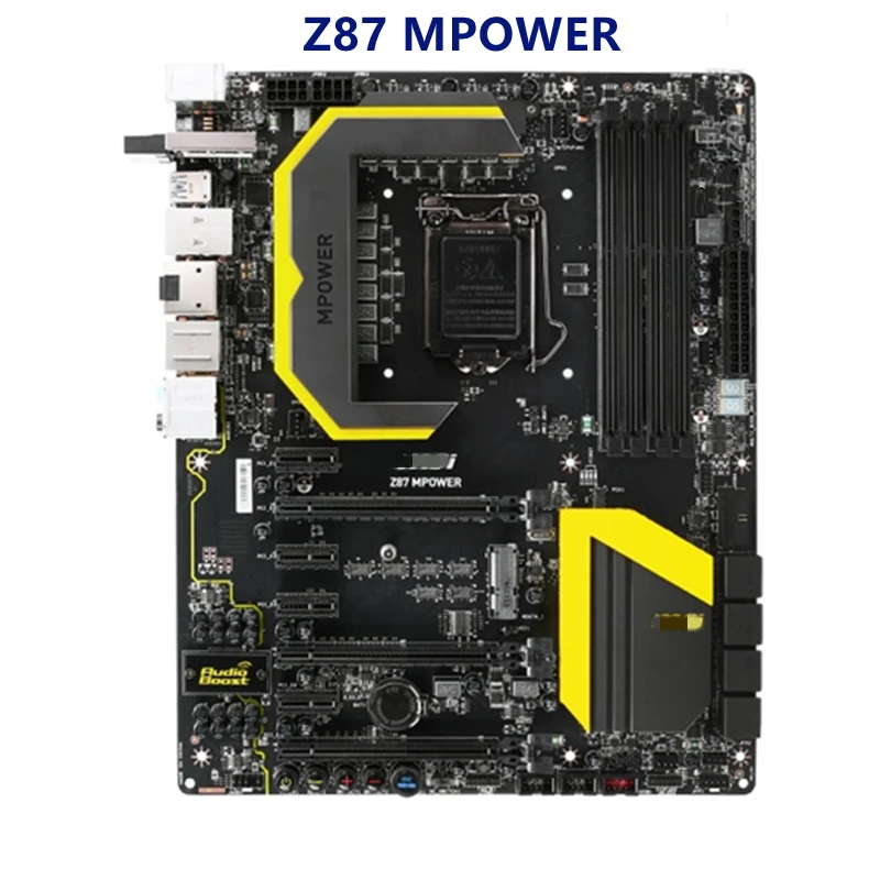 MSI Z87 MPOWER LGA 1150 Intel Mining Motherboard DDR3 32GB PCI-E 3.0 HDMI USB3.0 Xeon E3-1286 v3 Core i7-4770K i5-4670K CPUS | Компьютеры